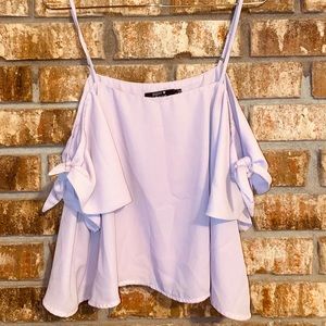 Off the shoulder tank top